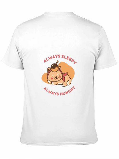 Always Sleepy Hungry Shiba Inu T-Shirt