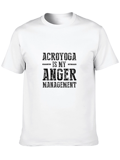 AcroYoga Anger Management Black T-Shirt