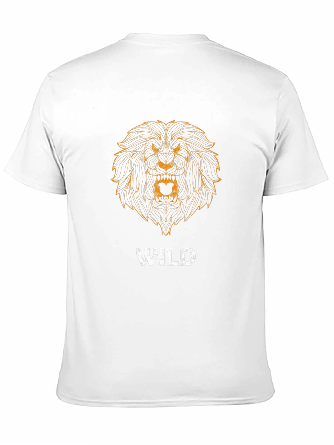 Wild Lion Graphic T-Shirt - Black