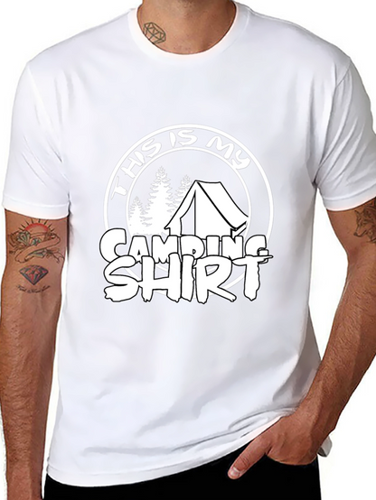 Camping T-Shirt - This is My Camping Shirt Design