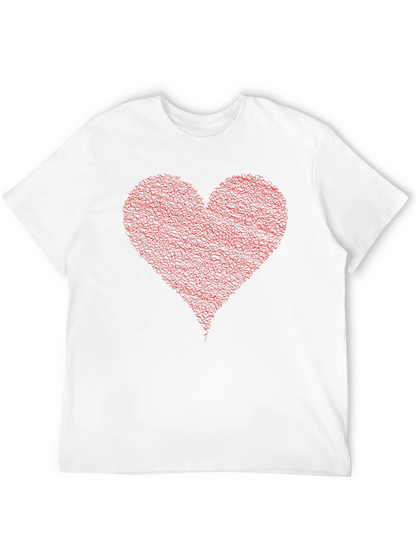 Red Heart Graphic Black Tee