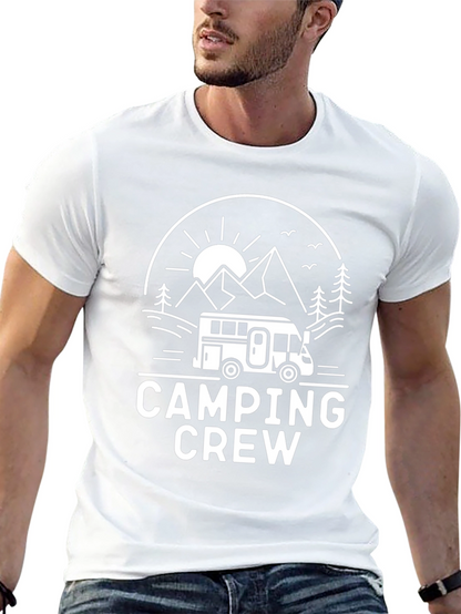 Camping Crew Black T-Shirt