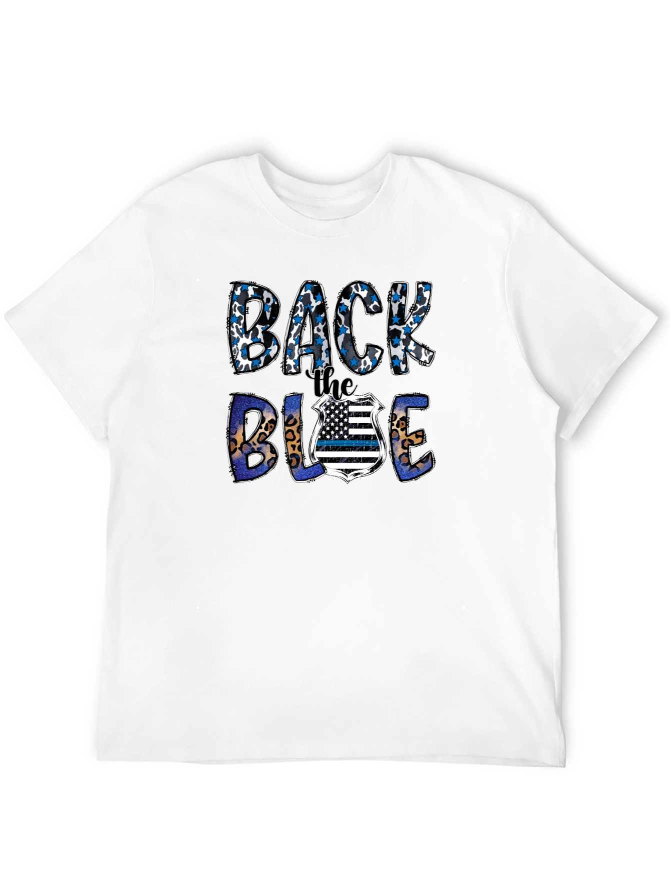 Back the Blue Graphic T-Shirt