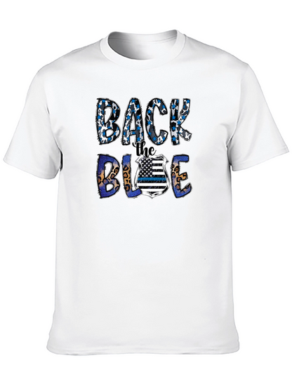 Back the Blue Graphic T-Shirt