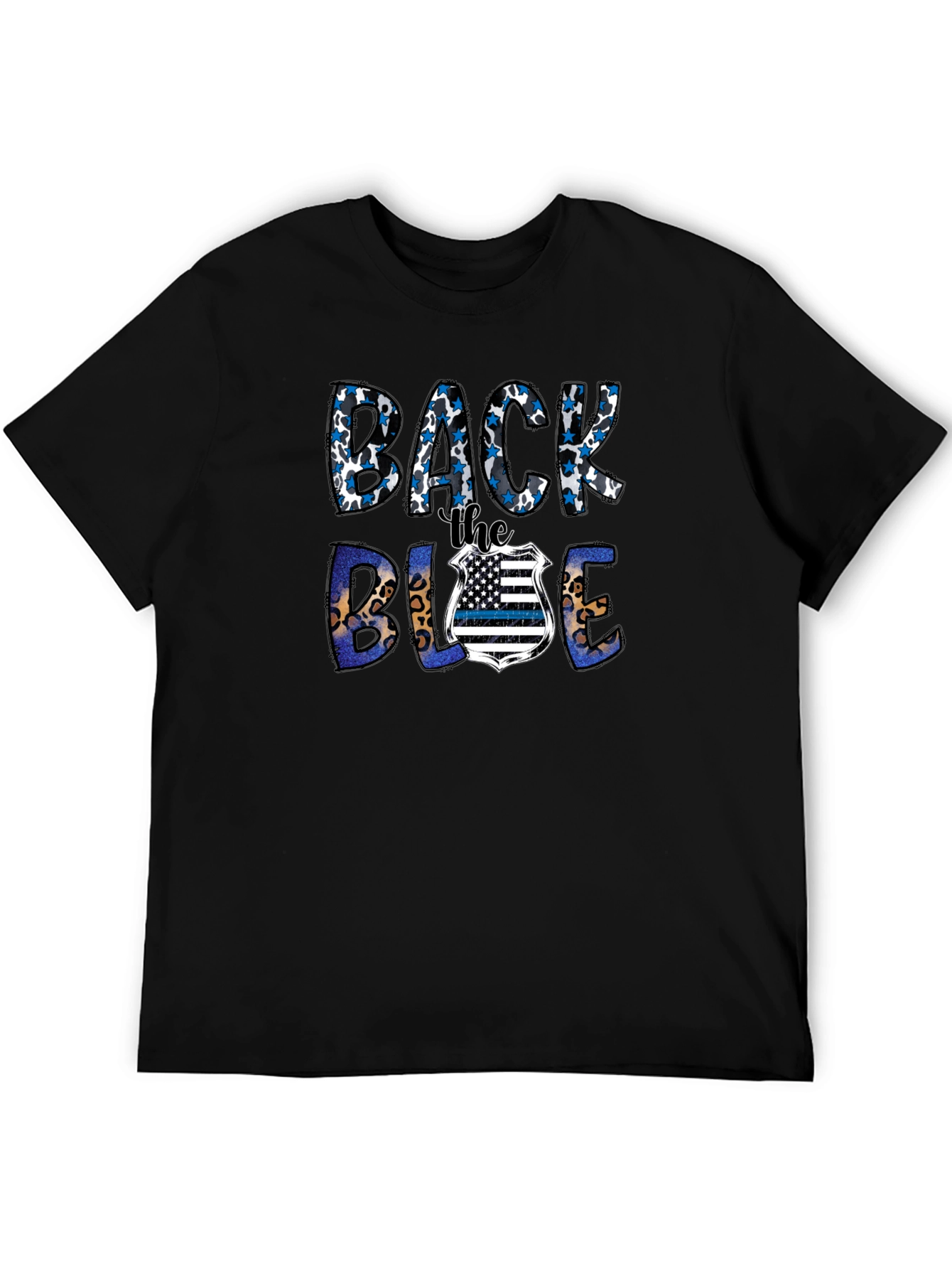 Back the Blue Graphic T-Shirt