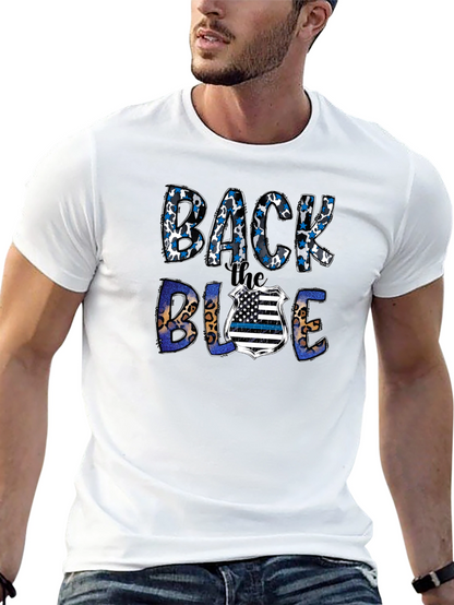 Back the Blue Graphic T-Shirt