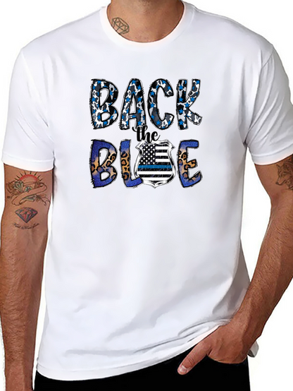 Back the Blue Graphic T-Shirt