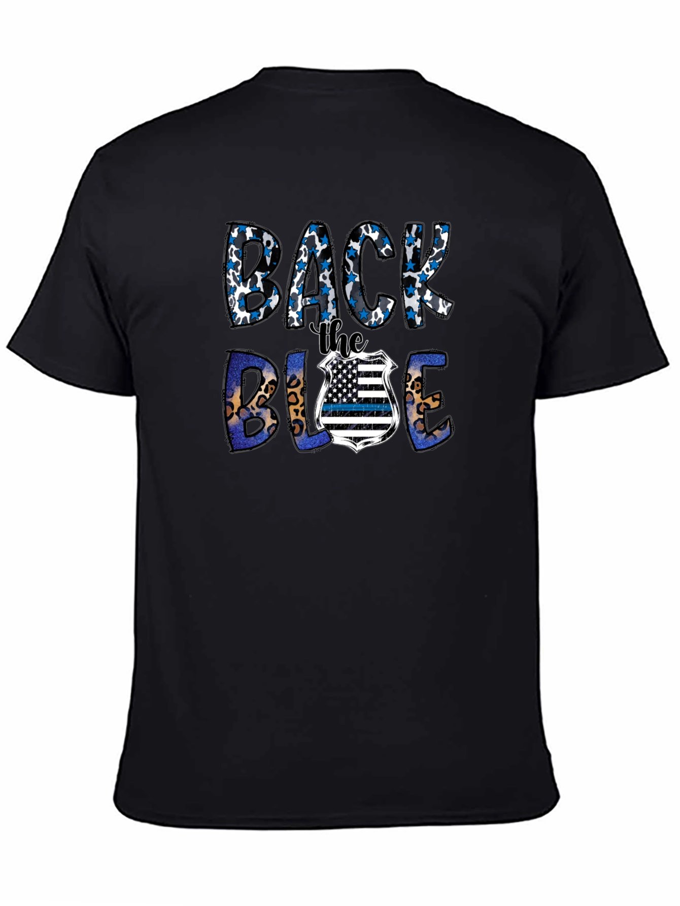 Back the Blue Graphic T-Shirt