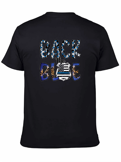 Back the Blue Graphic T-Shirt