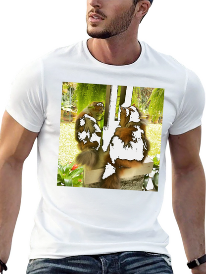Unique T-Shirt with Monkey Design