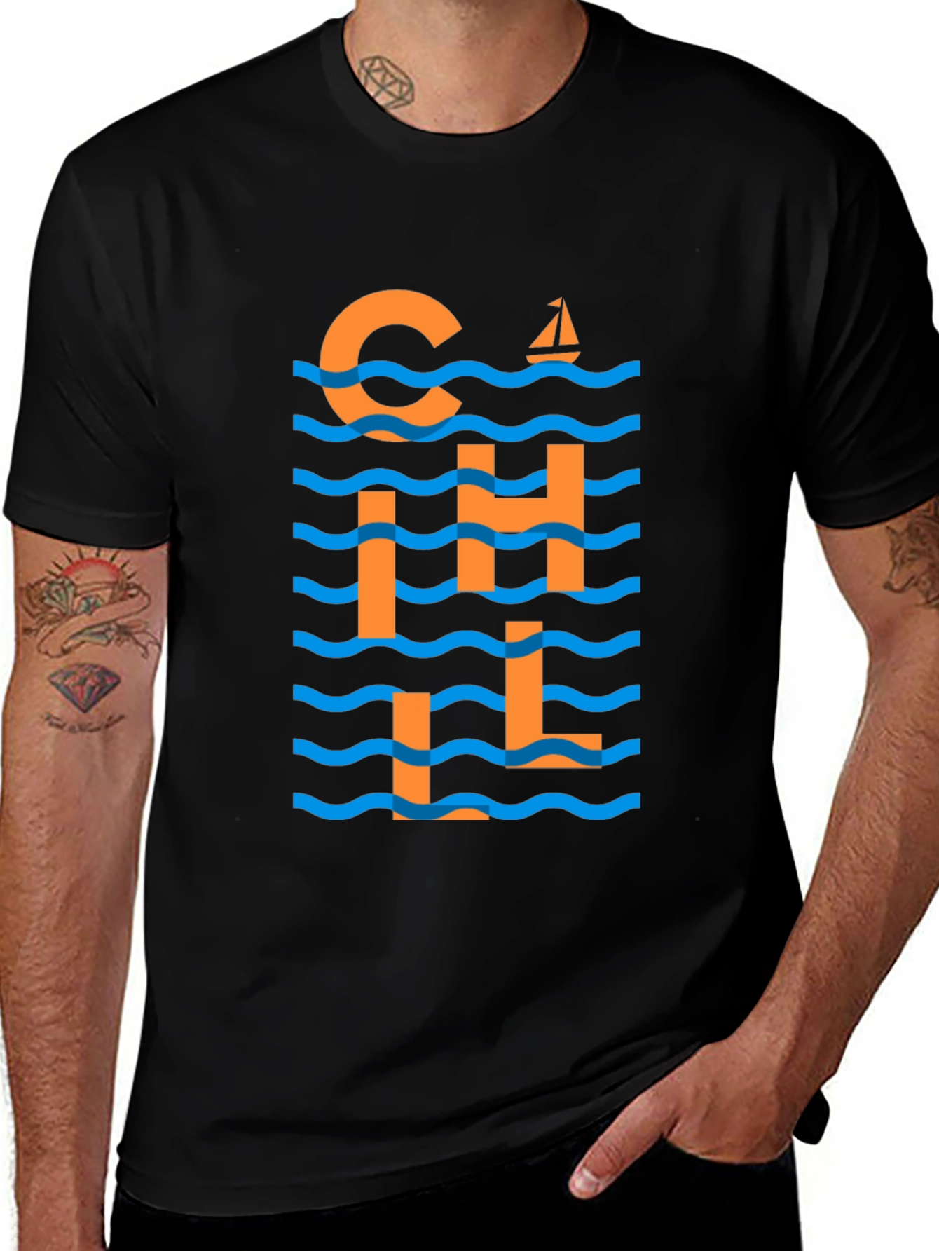 Chill Wave Graphic Tee