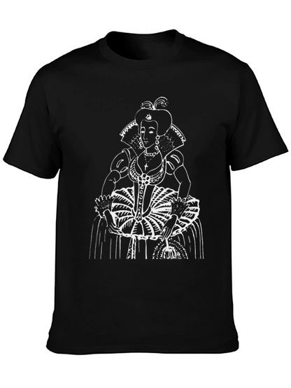 Queen Graphic Black T-Shirt