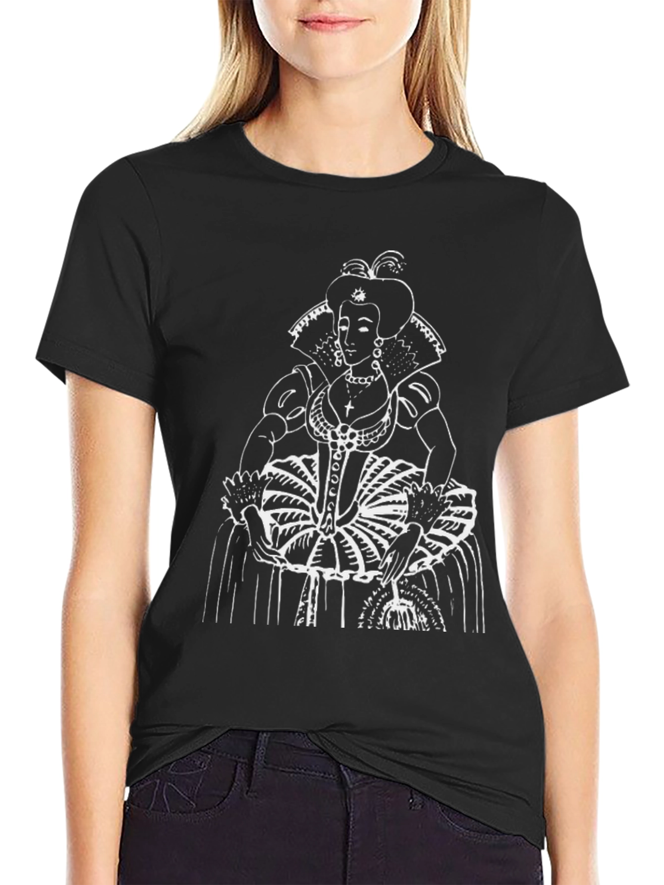 Queen Graphic Black T-Shirt