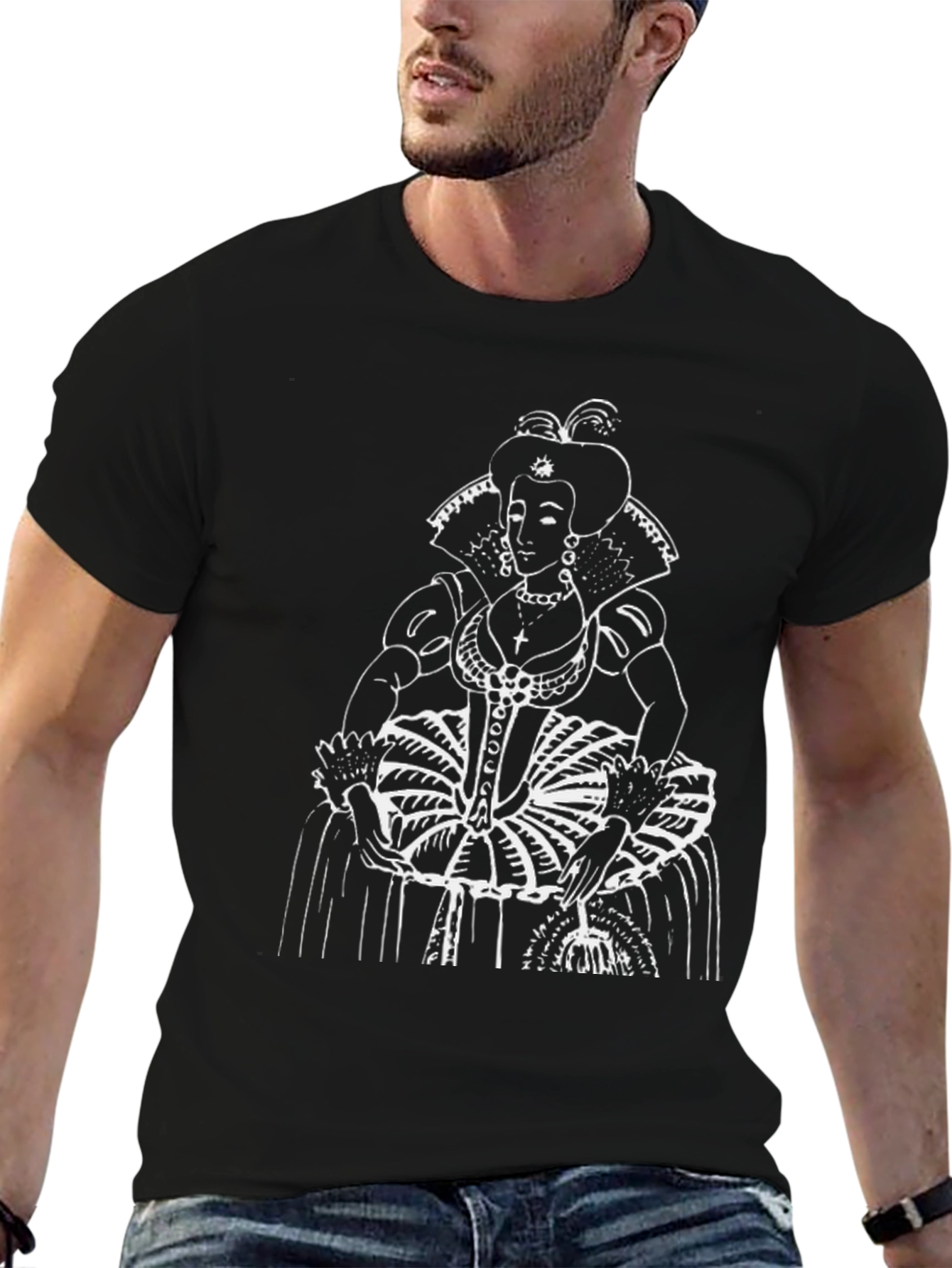 Queen Graphic Black T-Shirt