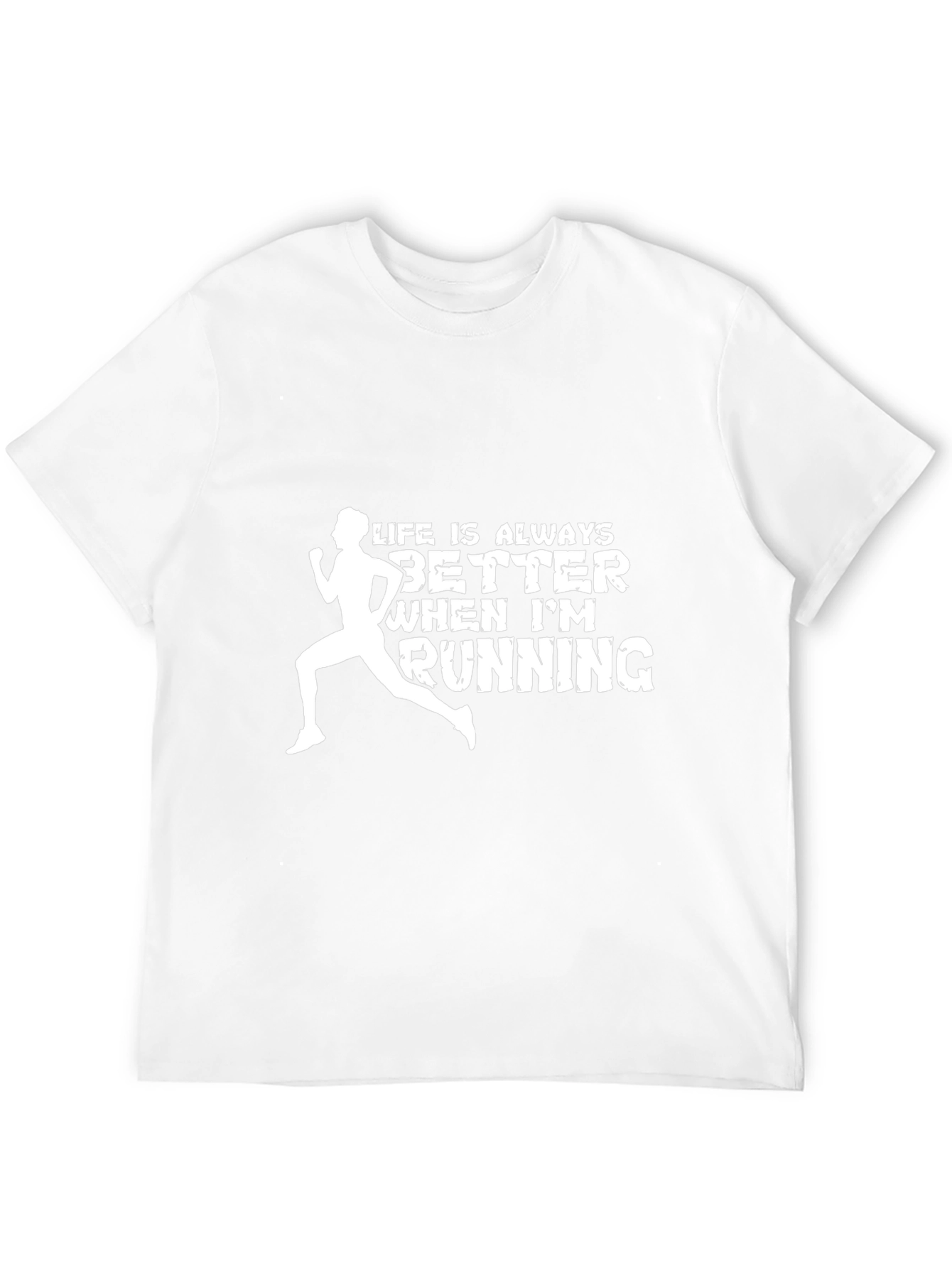 Life is Better Running Graphic Tee - Black