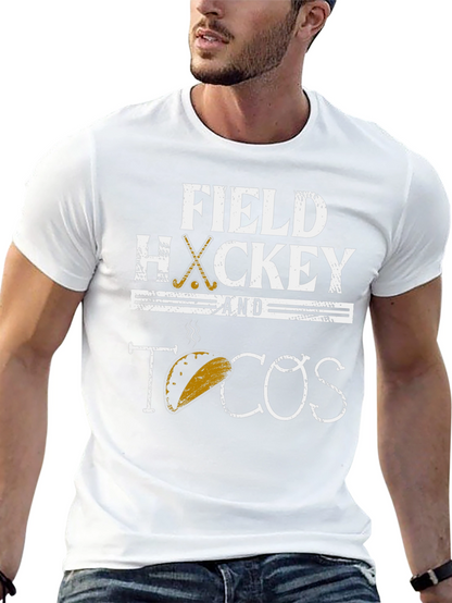 Field Hockey and Tacos Graphic Tee