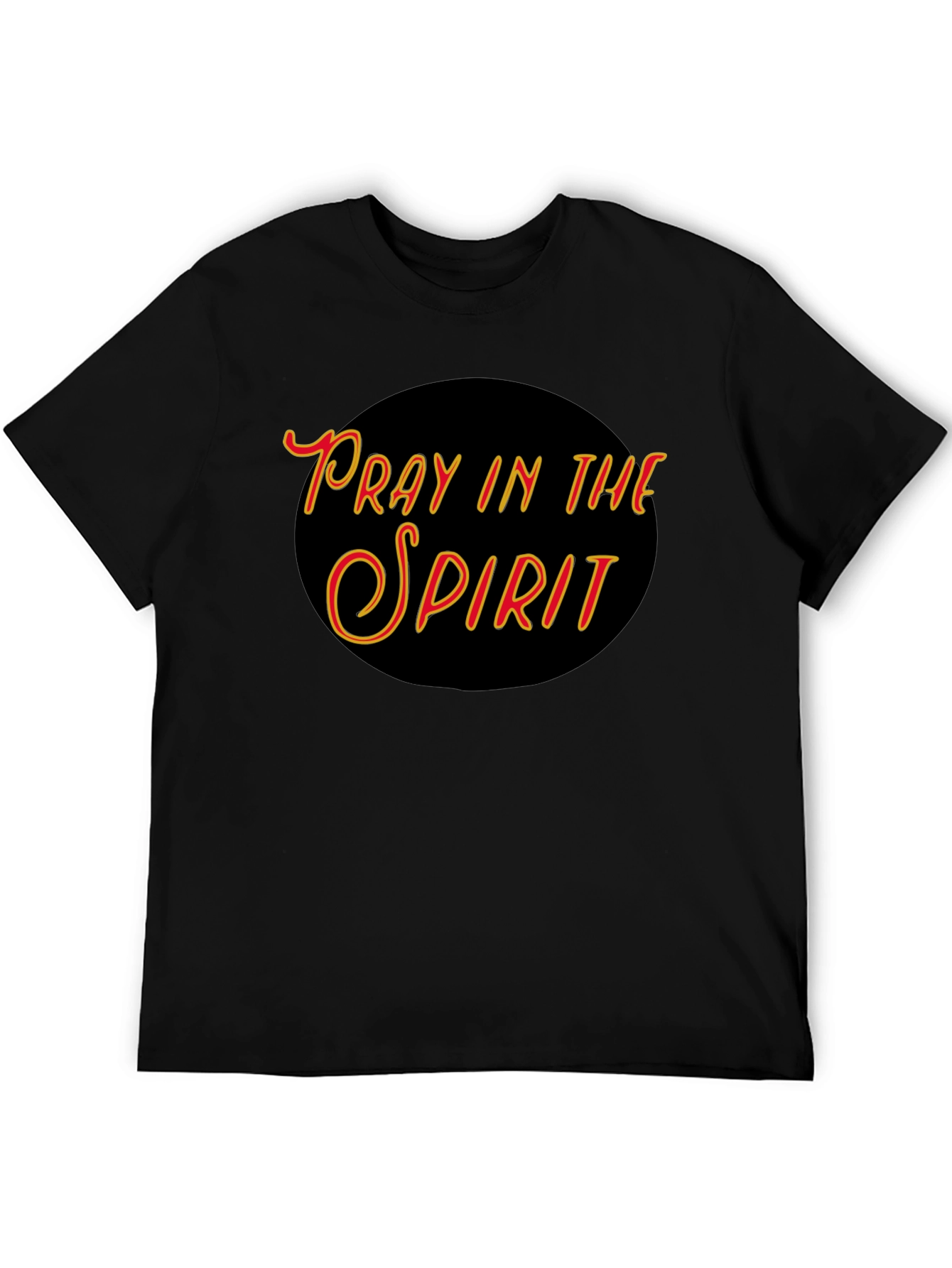 Pray In The Spirit Graphic T-Shirt - Black