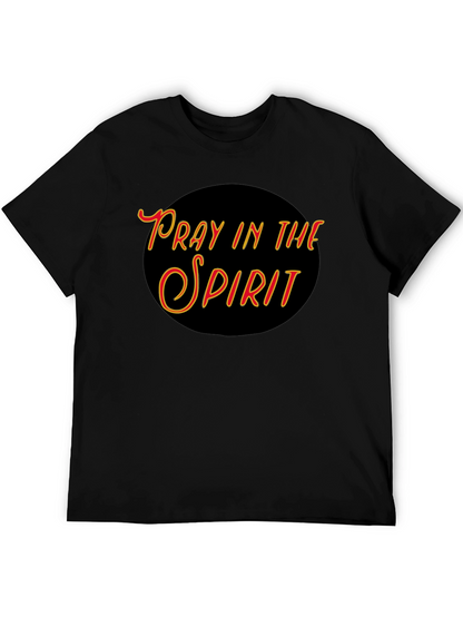 Pray In The Spirit Graphic T-Shirt - Black