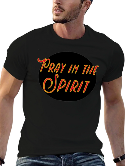 Pray In The Spirit Graphic T-Shirt - Black