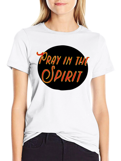 Pray In The Spirit Graphic T-Shirt - Black