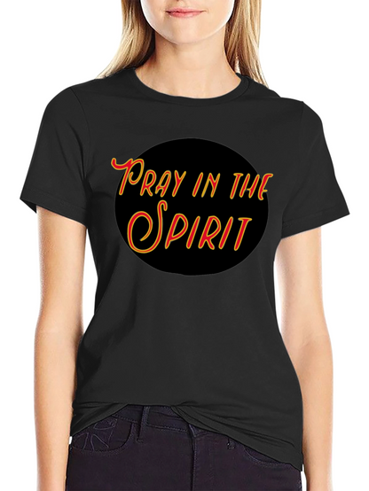 Pray In The Spirit Graphic T-Shirt - Black