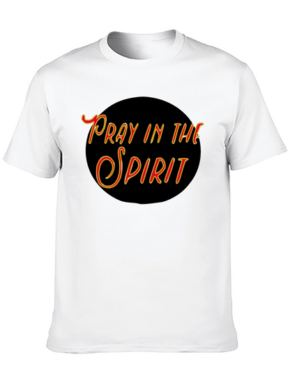 Pray In The Spirit Graphic T-Shirt - Black