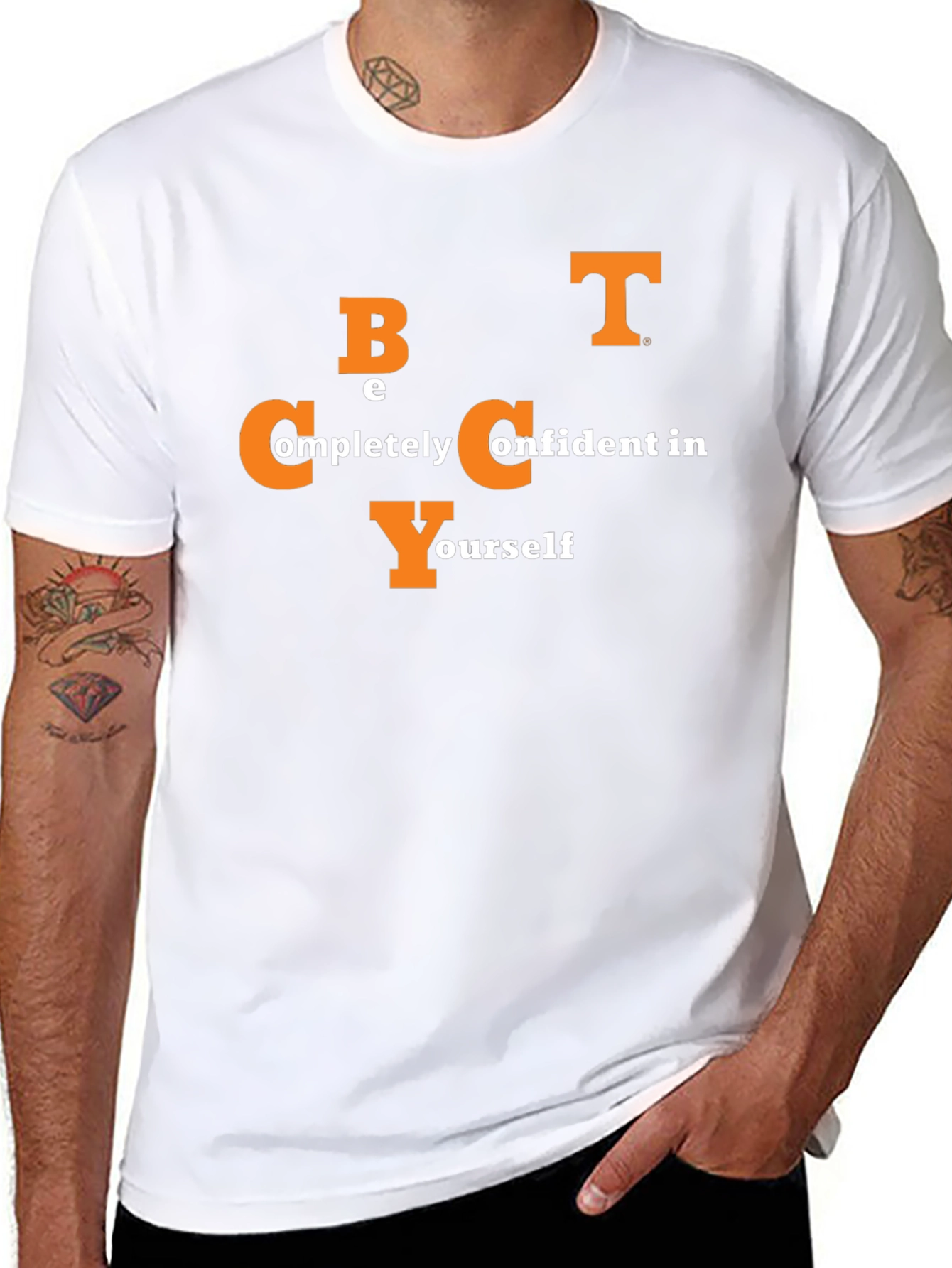 Be Completely Confident in Yourself Black T-Shirt