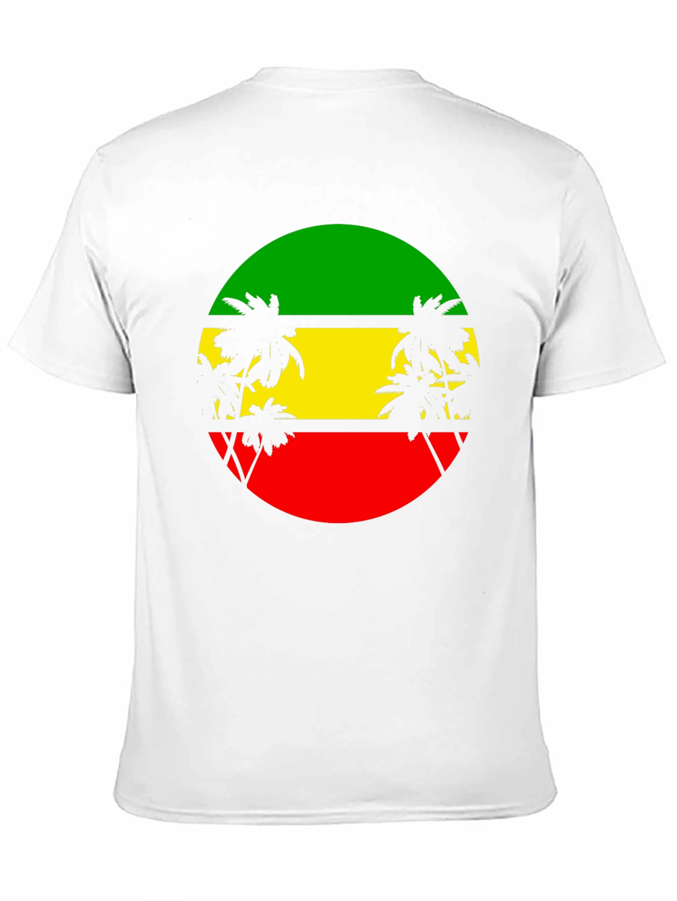 Rasta Palm Tee - Reggae Style T-Shirt