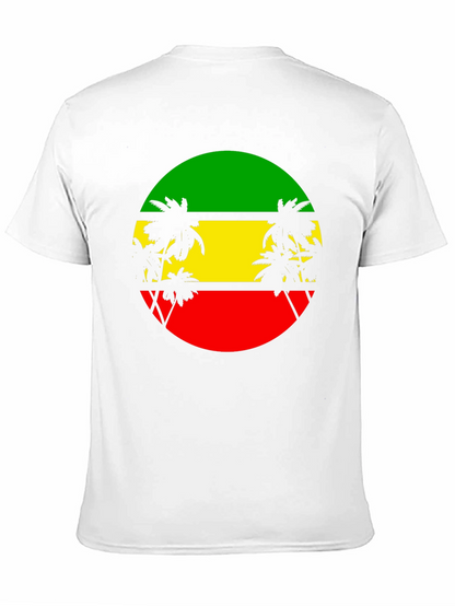 Rasta Palm Tee - Reggae Style T-Shirt