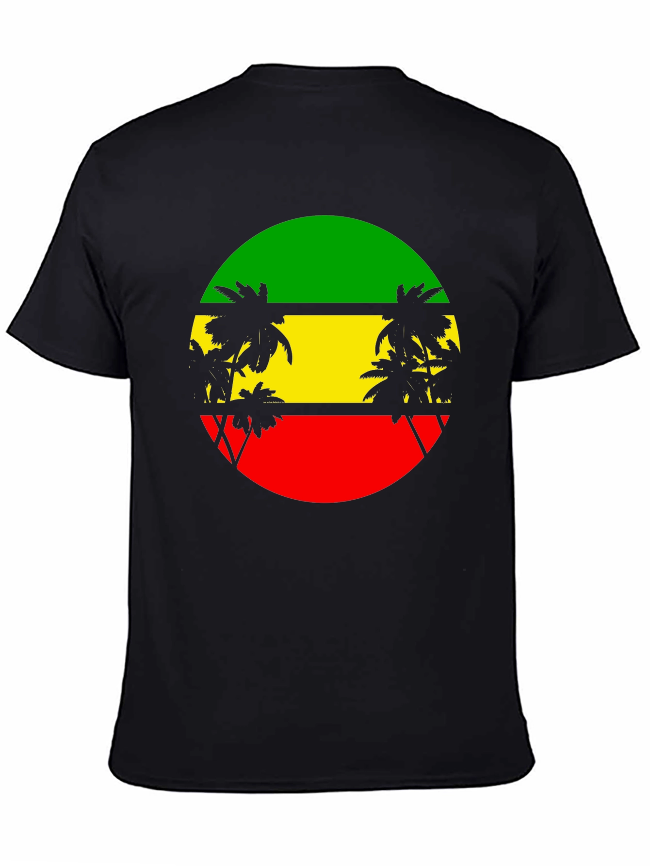 Rasta Palm Tee - Reggae Style T-Shirt