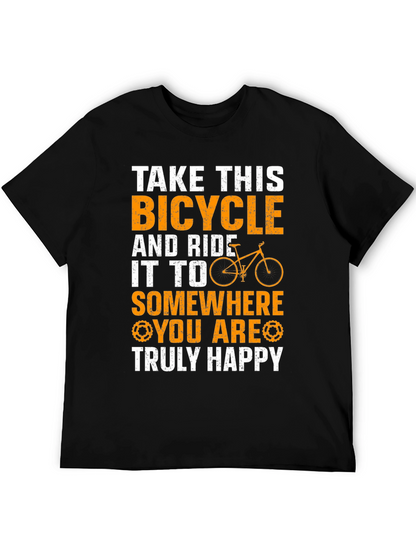 Bicycle Ride To Happiness T-Shirt