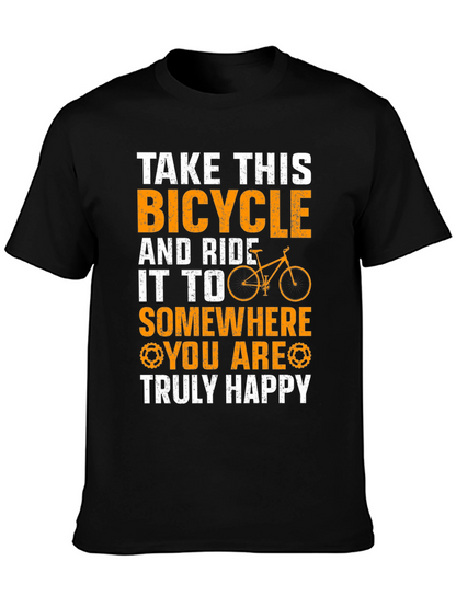Bicycle Ride To Happiness T-Shirt