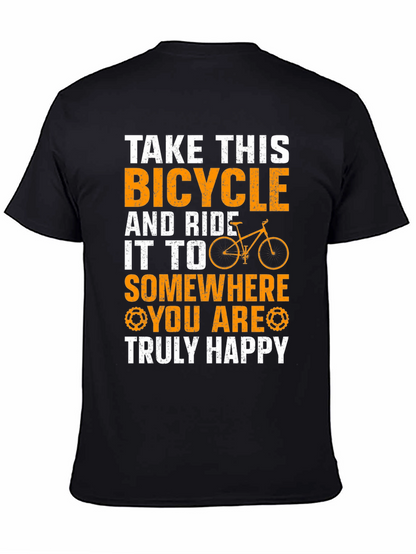 Bicycle Ride To Happiness T-Shirt