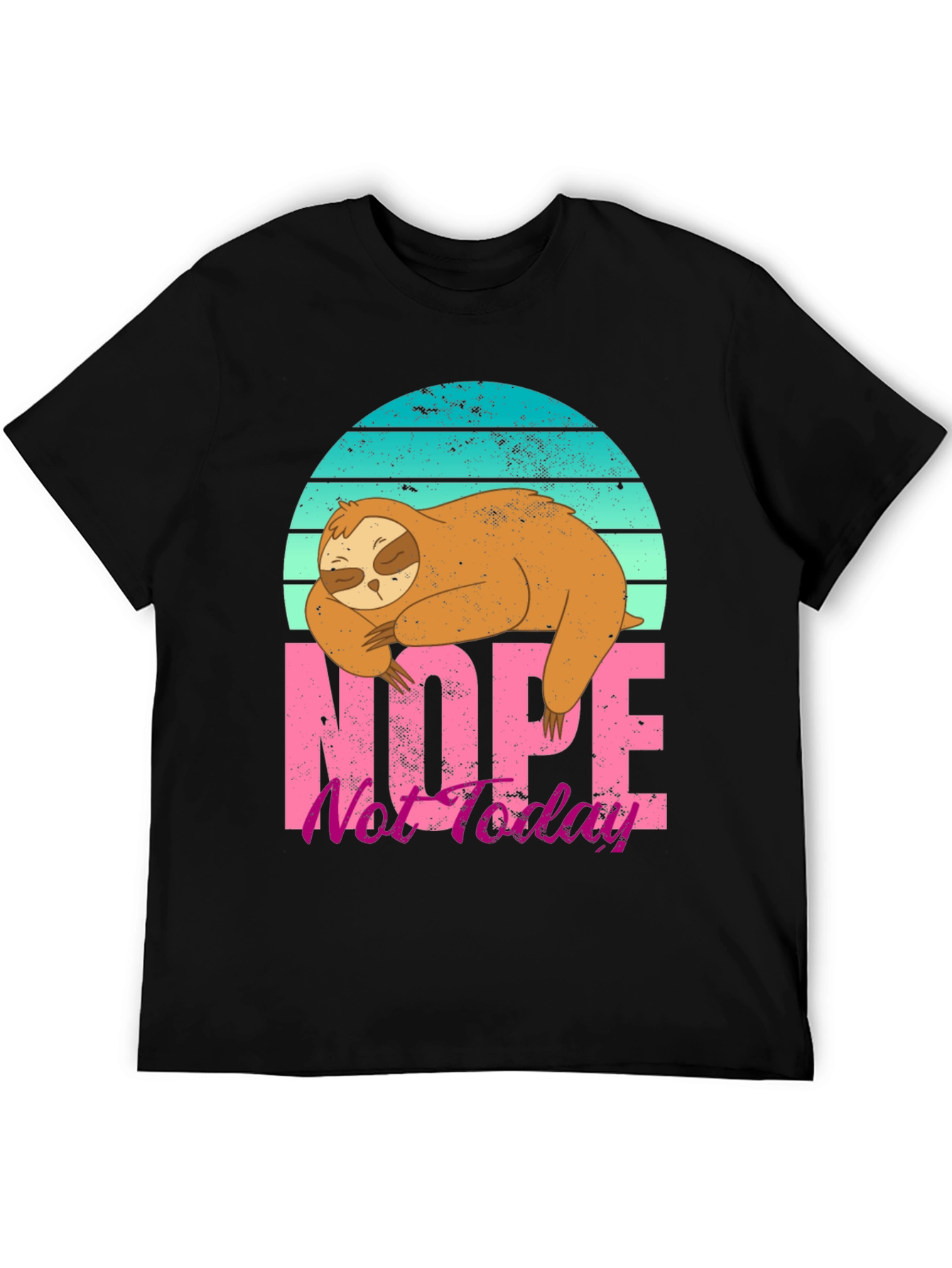 Sloth Nope Not Today Graphic Tee