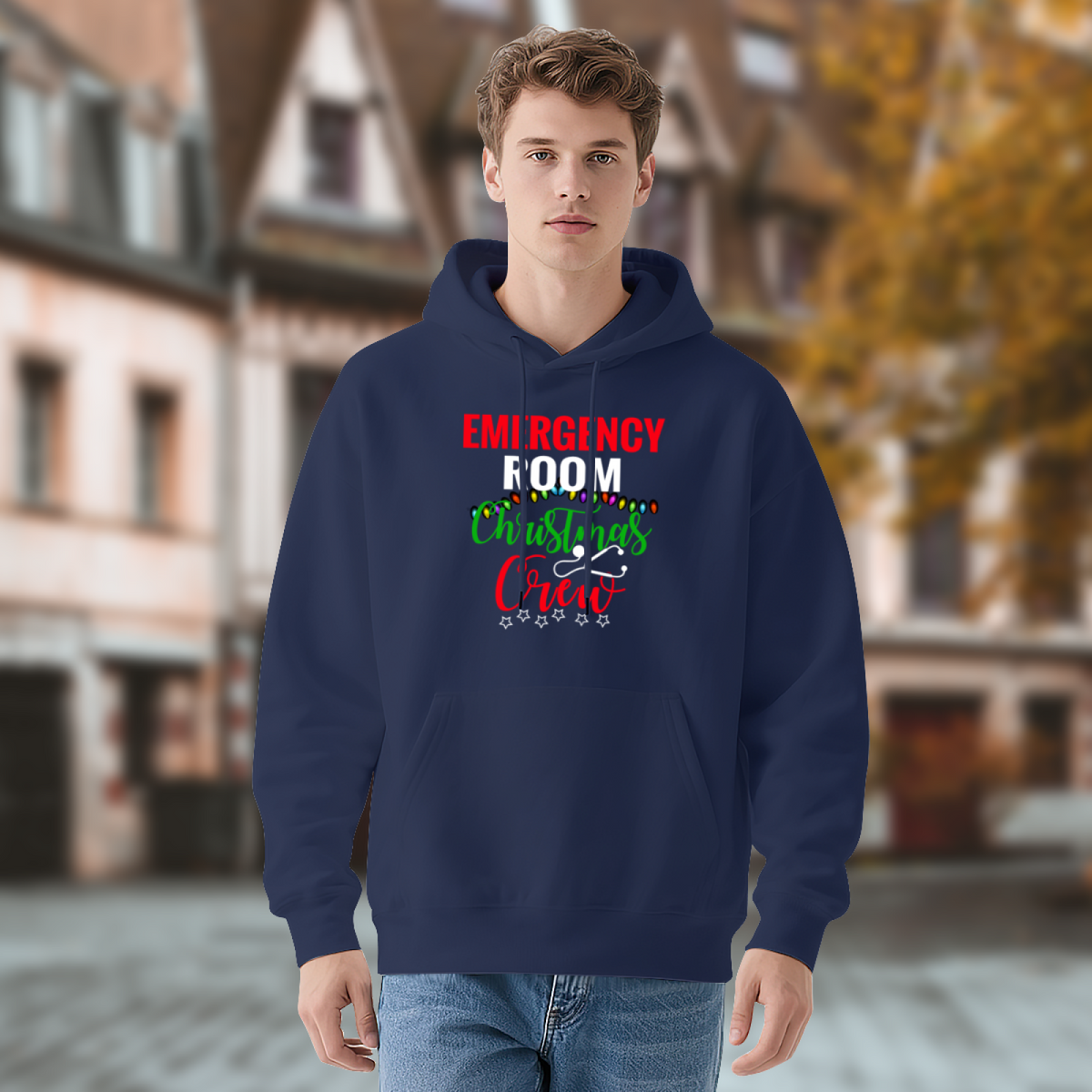 Stylish Pullover Hoodie - Christmas Holiday