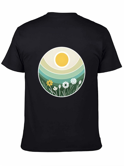 Retro Floral Sun T-Shirt