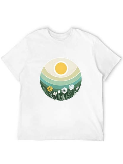 Retro Floral Sun T-Shirt