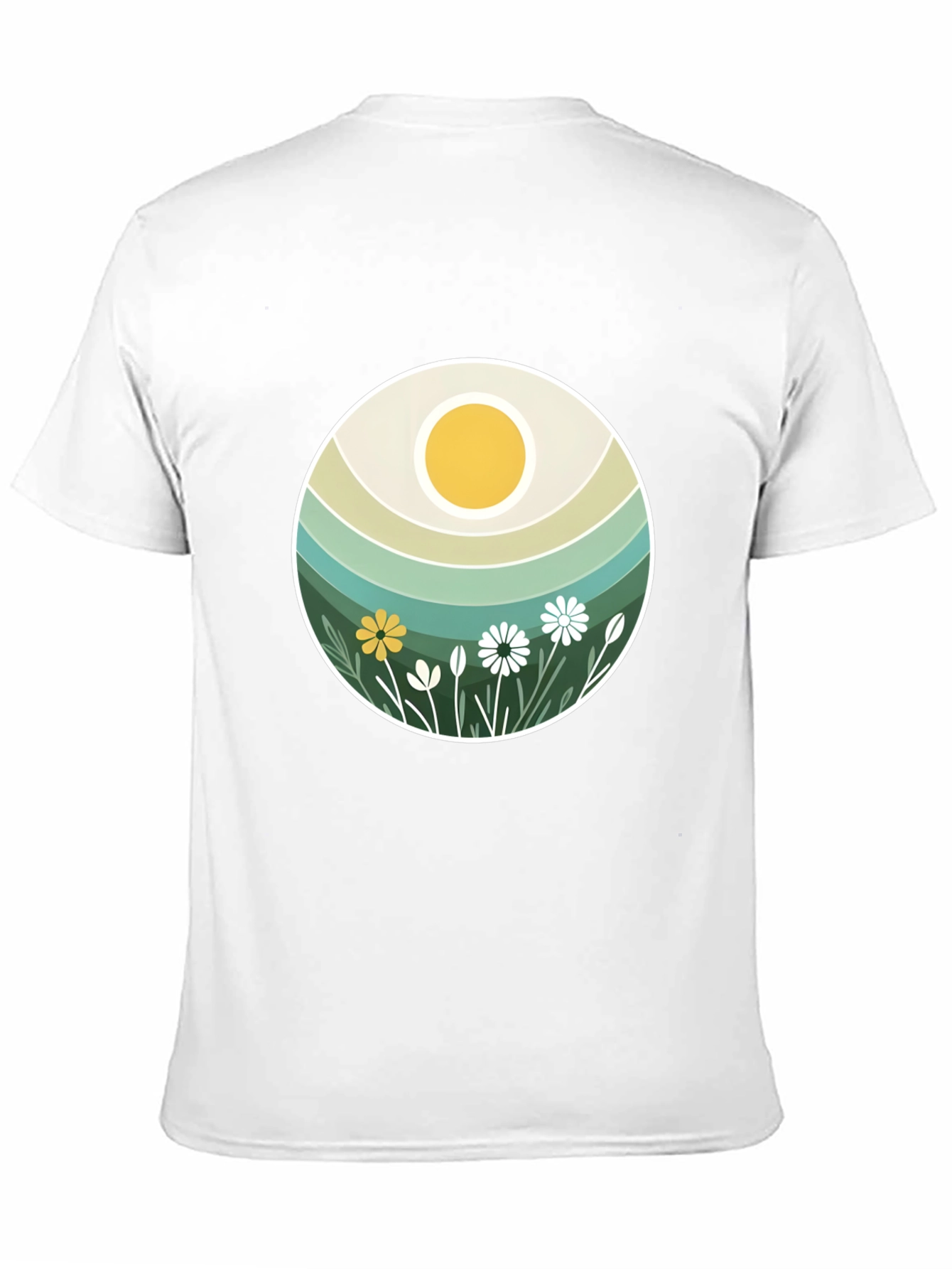 Retro Floral Sun T-Shirt