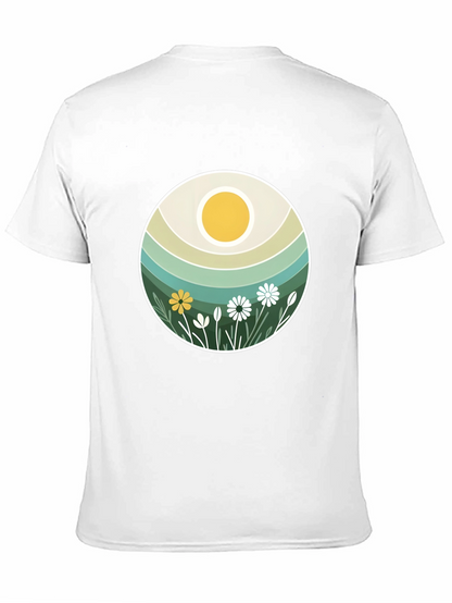 Retro Floral Sun T-Shirt
