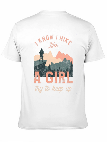 I Hike Like A Girl Graphic T-Shirt