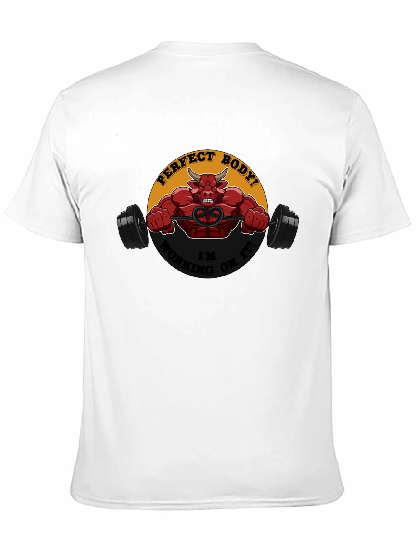 Perfect Body in Progress Black Graphic Tee