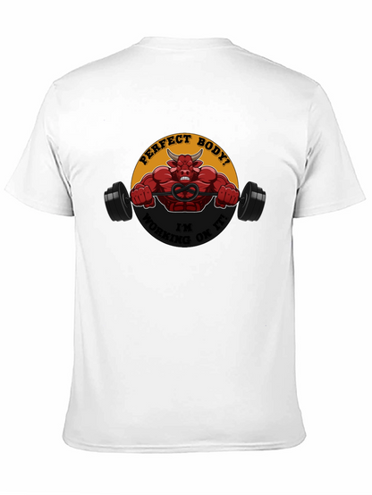 Perfect Body in Progress Black Graphic Tee