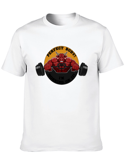 Perfect Body in Progress Black Graphic Tee