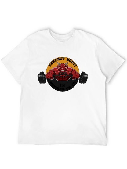 Perfect Body in Progress Black Graphic Tee