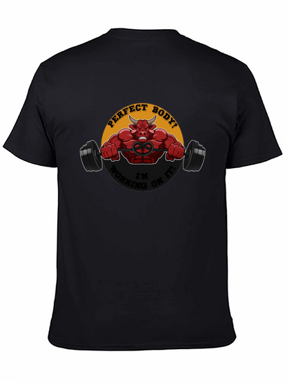Perfect Body in Progress Black Graphic Tee