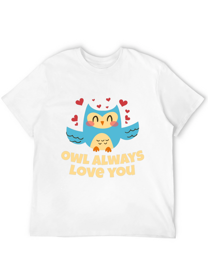Owl Always Love You Black Graphic Tee Shirt