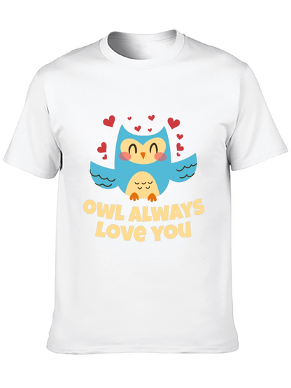 Owl Always Love You Black Graphic Tee Shirt
