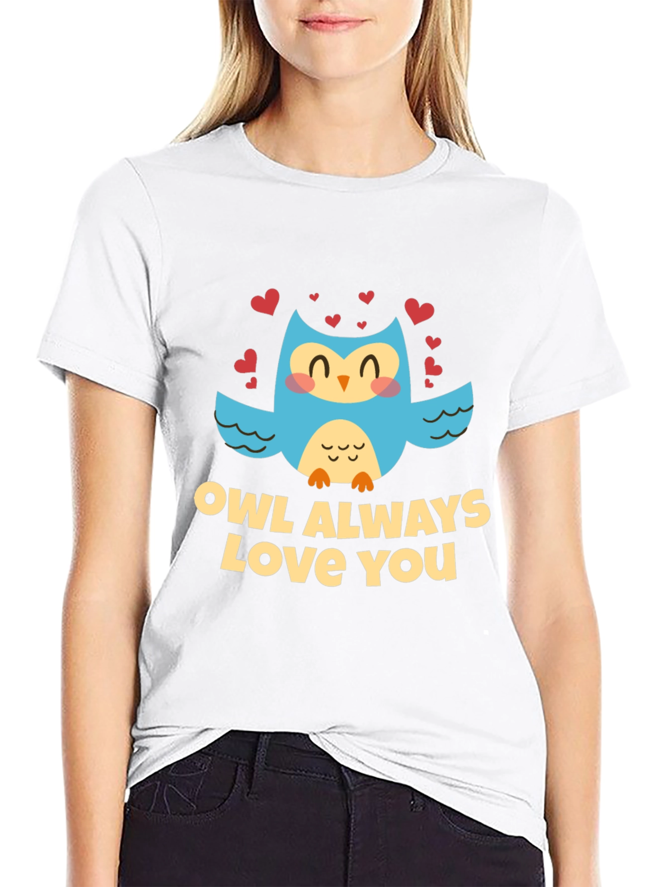 Owl Always Love You Black Graphic Tee Shirt