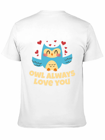 Owl Always Love You Black Graphic Tee Shirt