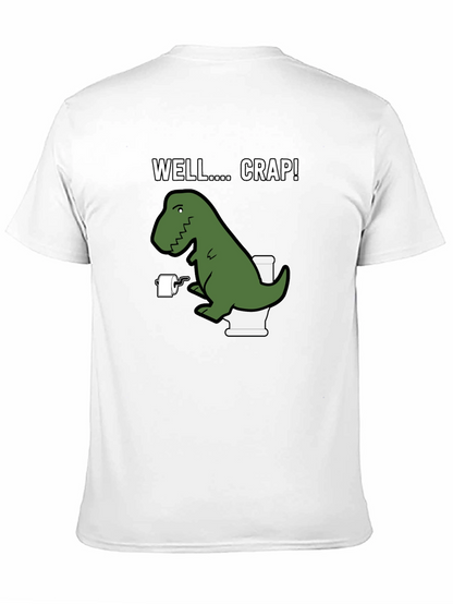 Dino Toilet Humor T-Shirt - Well... Crap!